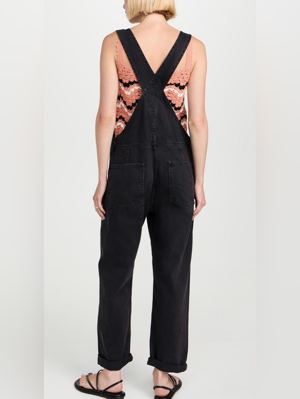 Free People Ziggy Denim Overalls - Relaxed Fit- size small - Picture 2 of 9